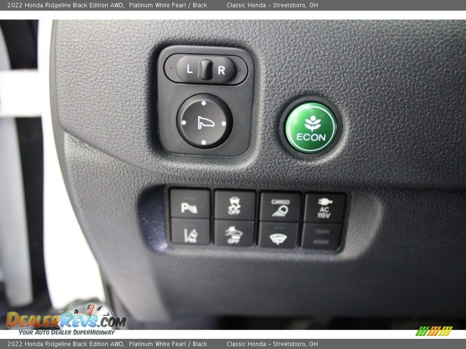2022 Honda Ridgeline Black Edition AWD Platinum White Pearl / Black Photo #19