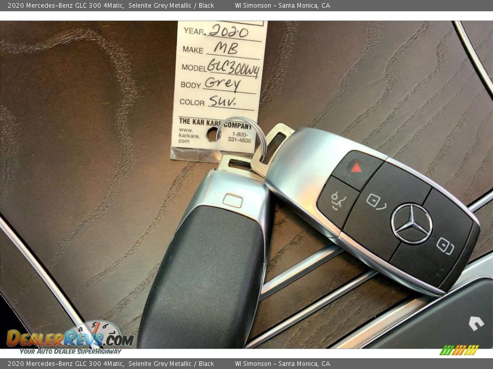 2020 Mercedes-Benz GLC 300 4Matic Selenite Grey Metallic / Black Photo #11