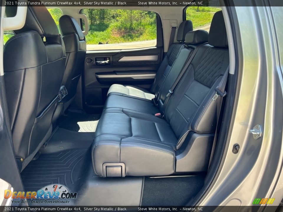 Rear Seat of 2021 Toyota Tundra Platinum CrewMax 4x4 Photo #17
