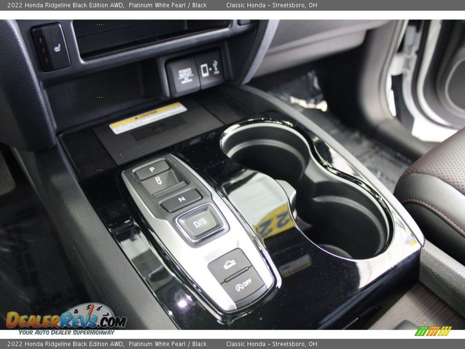 2022 Honda Ridgeline Black Edition AWD Platinum White Pearl / Black Photo #28