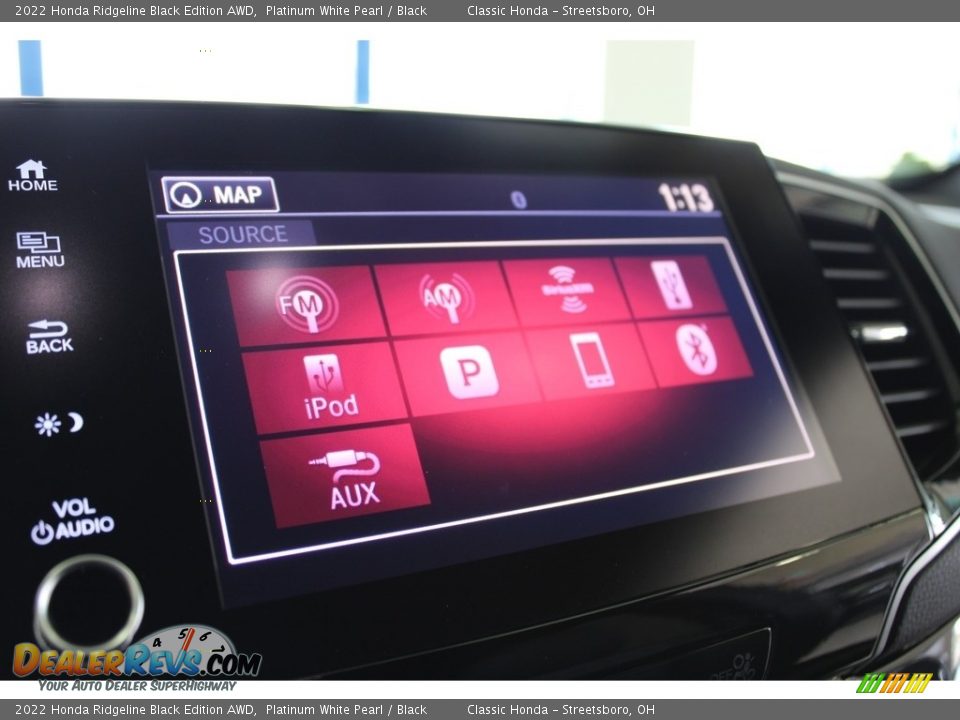 2022 Honda Ridgeline Black Edition AWD Platinum White Pearl / Black Photo #31