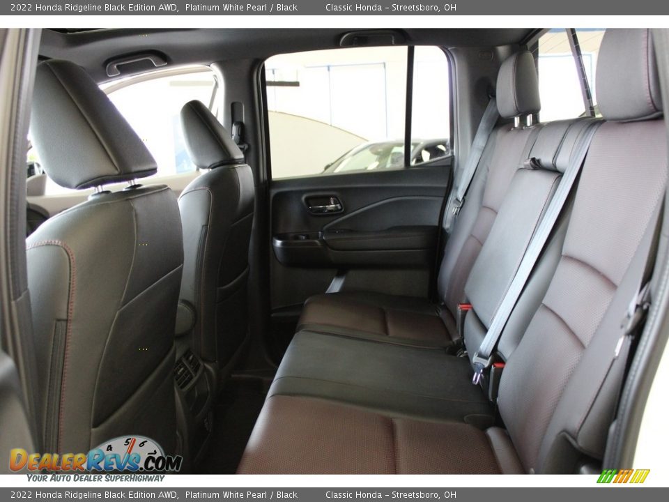 2022 Honda Ridgeline Black Edition AWD Platinum White Pearl / Black Photo #36
