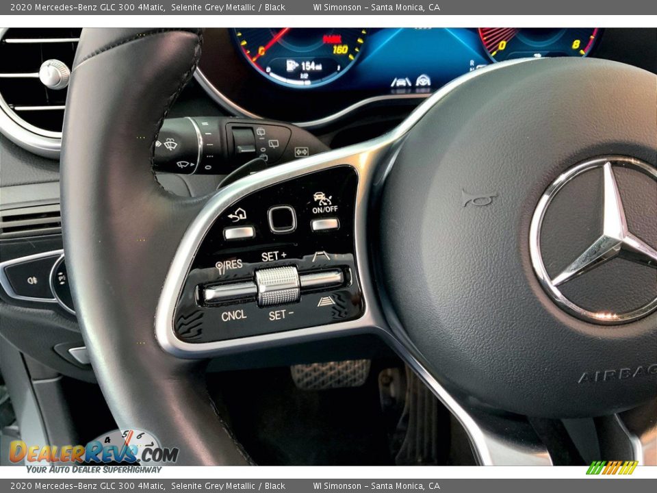 2020 Mercedes-Benz GLC 300 4Matic Selenite Grey Metallic / Black Photo #21
