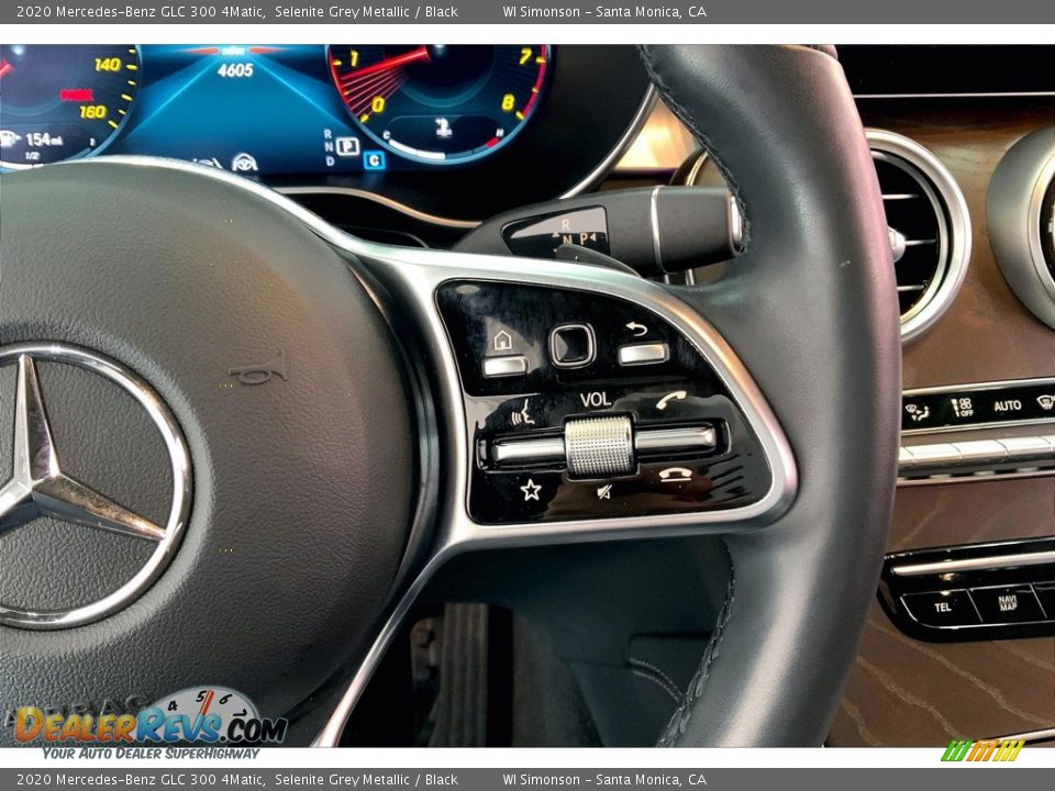 2020 Mercedes-Benz GLC 300 4Matic Selenite Grey Metallic / Black Photo #22
