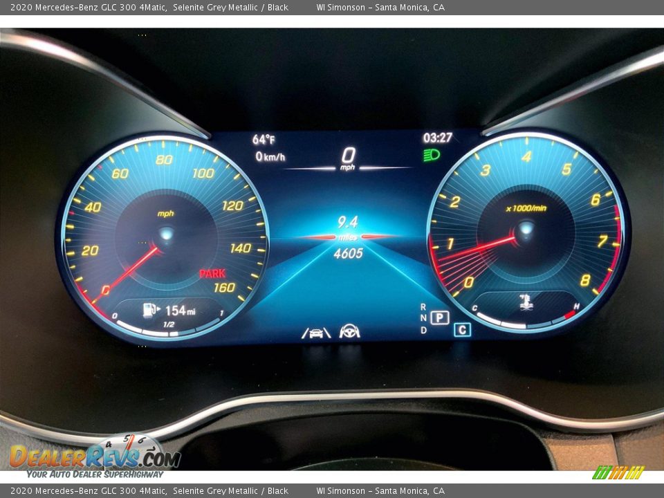 2020 Mercedes-Benz GLC 300 4Matic Selenite Grey Metallic / Black Photo #23