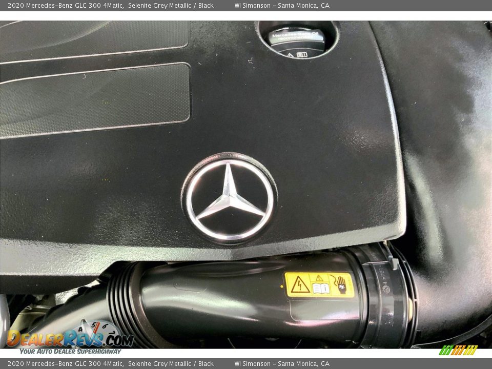 2020 Mercedes-Benz GLC 300 4Matic Selenite Grey Metallic / Black Photo #32