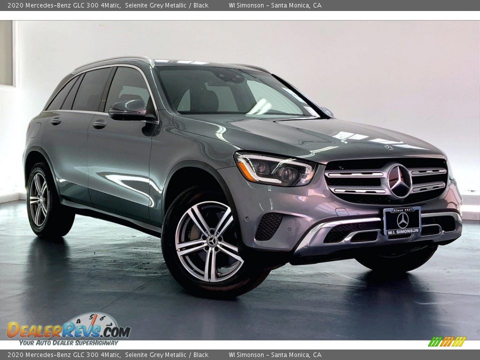 2020 Mercedes-Benz GLC 300 4Matic Selenite Grey Metallic / Black Photo #34