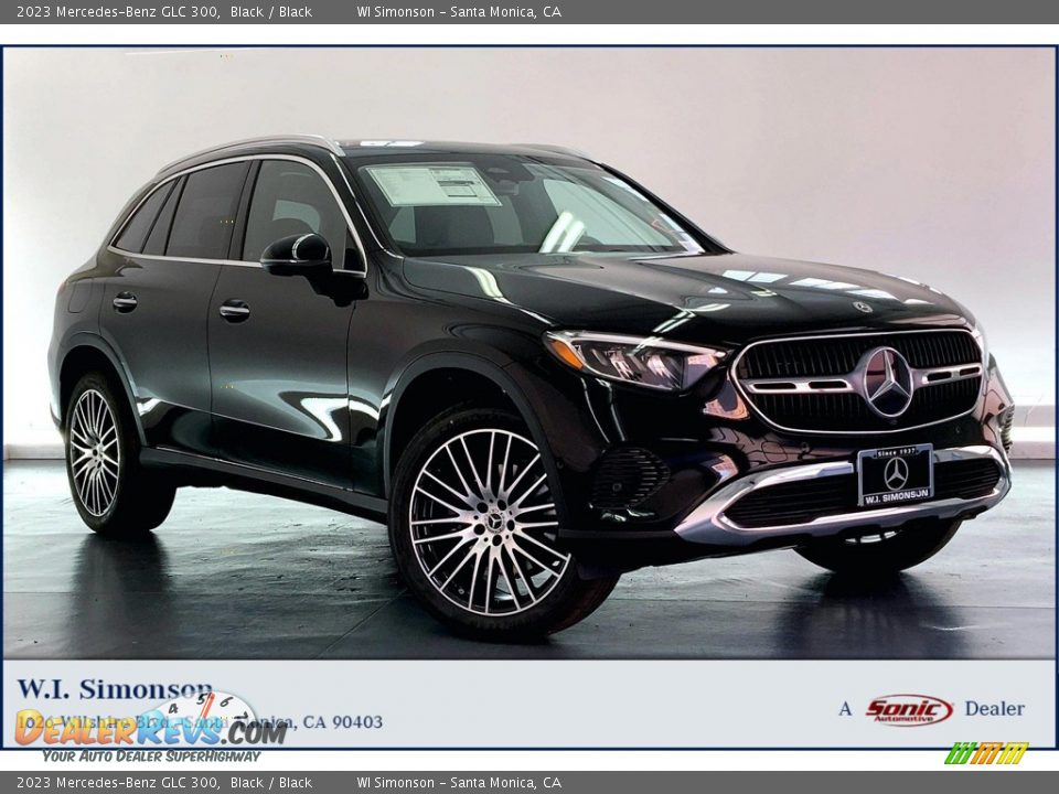 2023 Mercedes-Benz GLC 300 Black / Black Photo #1