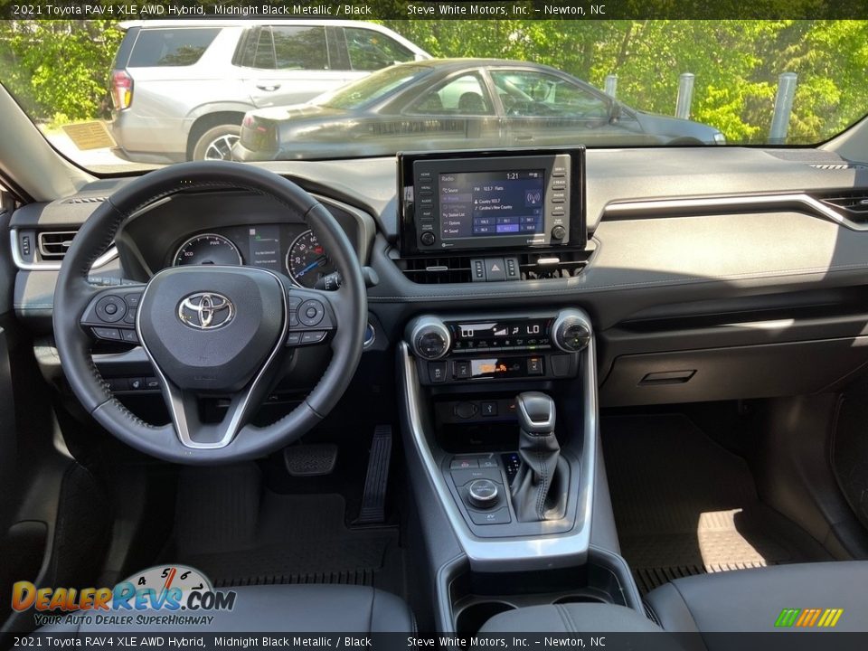 2021 Toyota RAV4 XLE AWD Hybrid Midnight Black Metallic / Black Photo #16