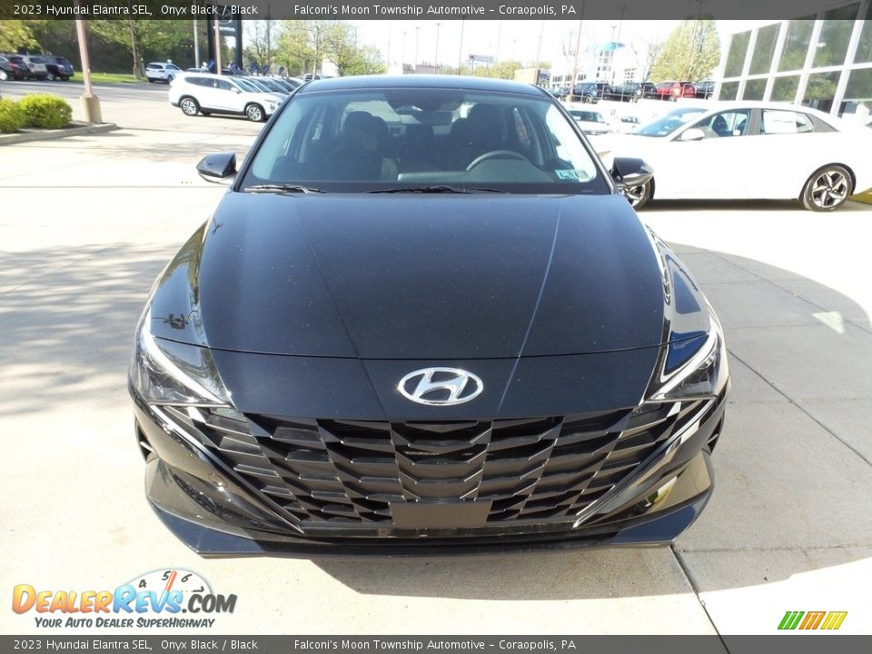 2023 Hyundai Elantra SEL Onyx Black / Black Photo #8
