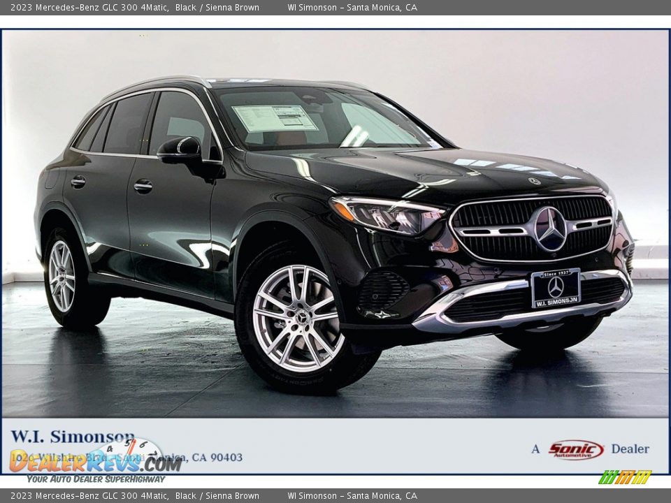 2023 Mercedes-Benz GLC 300 4Matic Black / Sienna Brown Photo #1