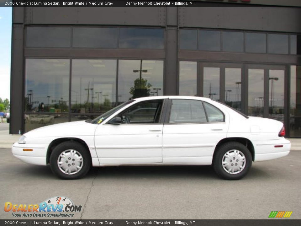 2000 Chevrolet Lumina Sedan Bright White / Medium Gray Photo #1