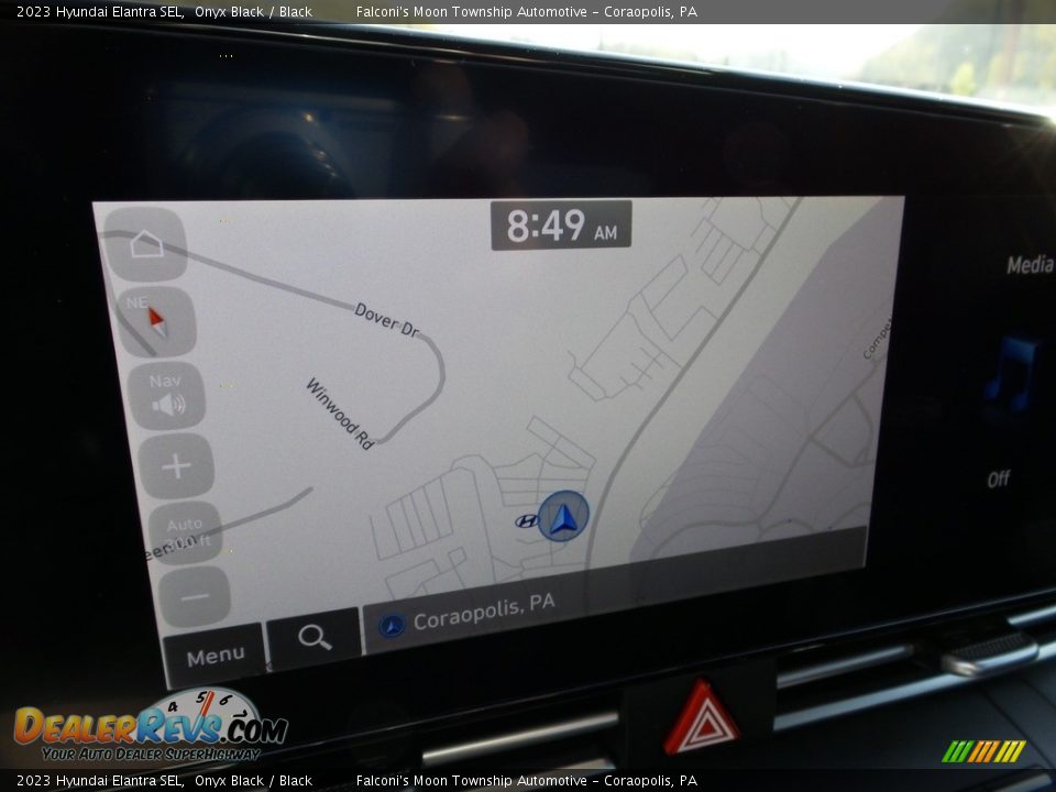 2023 Hyundai Elantra SEL Onyx Black / Black Photo #16