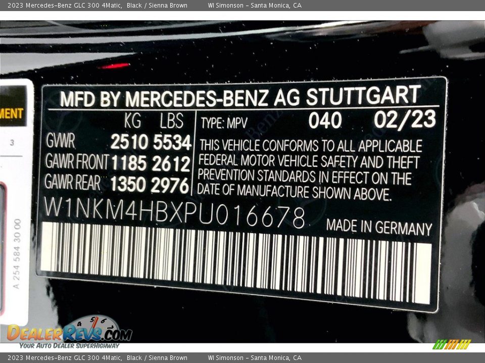 2023 Mercedes-Benz GLC 300 4Matic Black / Sienna Brown Photo #11