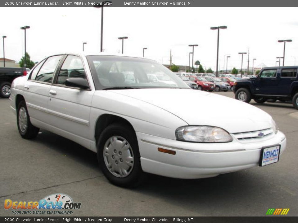 2000 Chevrolet Lumina Sedan Bright White / Medium Gray Photo #3