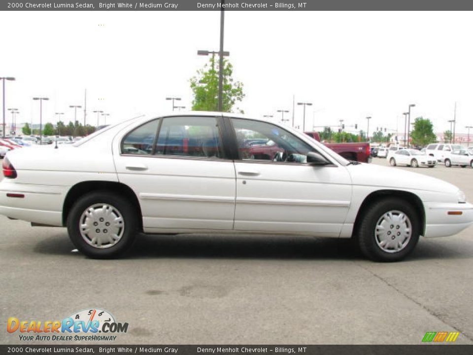 2000 Chevrolet Lumina Sedan Bright White / Medium Gray Photo #4