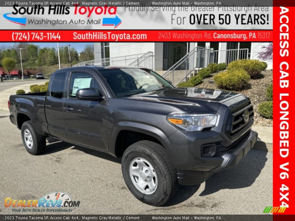 2023 Toyota Tacoma SR Access Cab 4x4 Magnetic Gray Metallic / Cement Photo #1