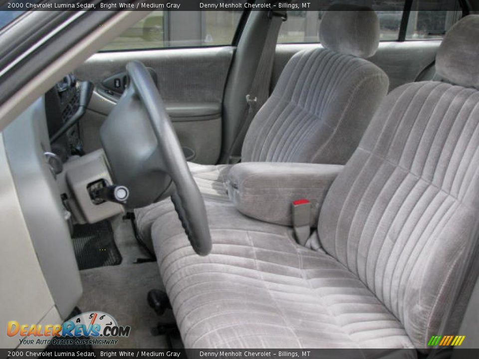 2000 Chevrolet Lumina Sedan Bright White / Medium Gray Photo #7