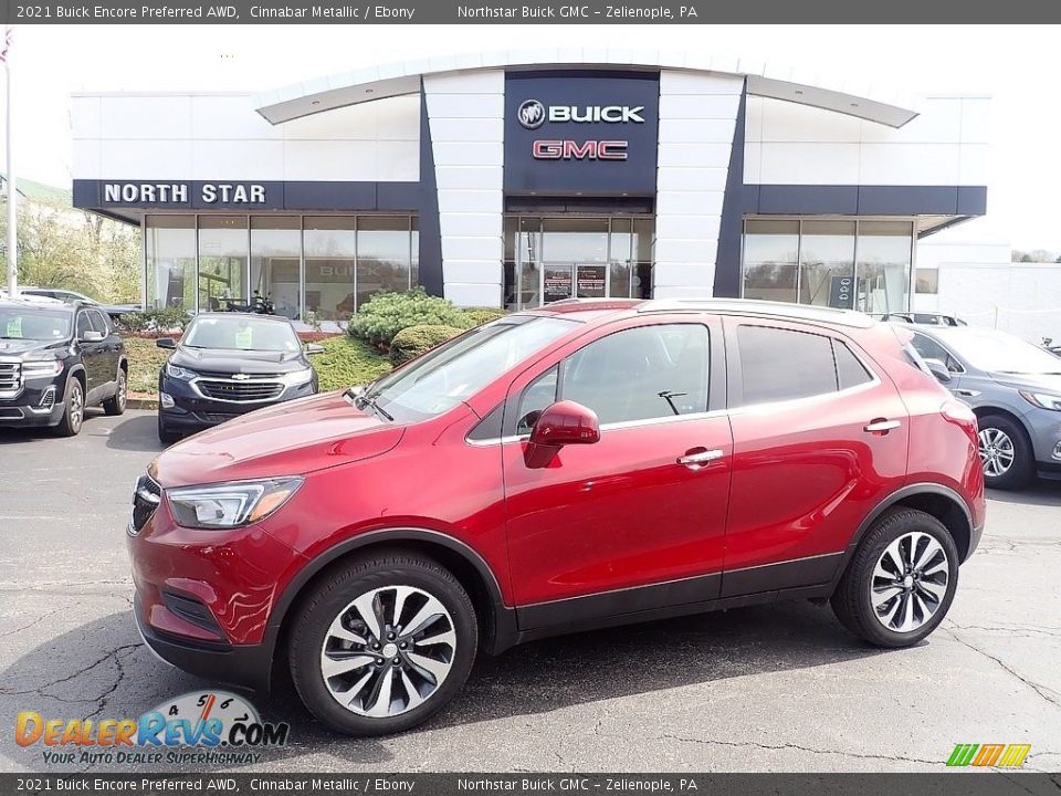 2021 Buick Encore Preferred AWD Cinnabar Metallic / Ebony Photo #1