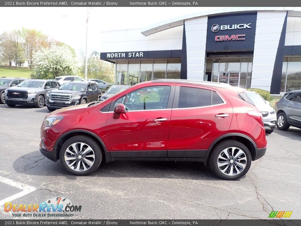 2021 Buick Encore Preferred AWD Cinnabar Metallic / Ebony Photo #2