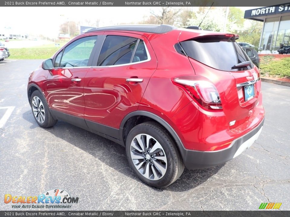 2021 Buick Encore Preferred AWD Cinnabar Metallic / Ebony Photo #3