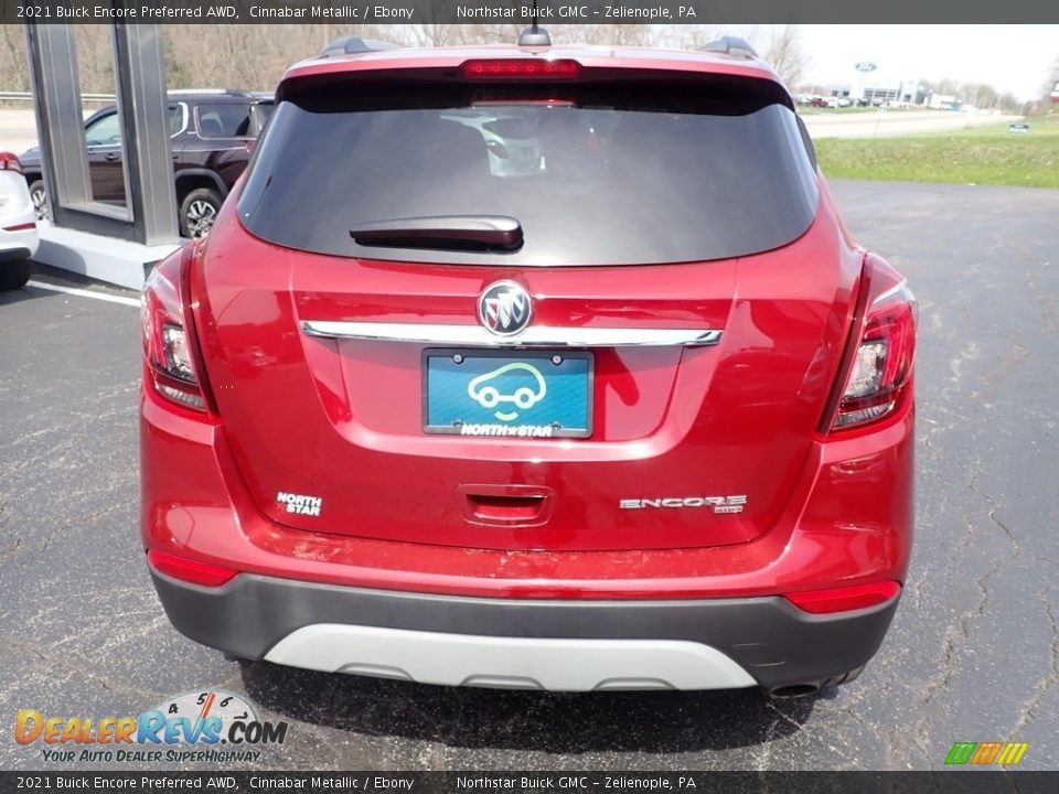 2021 Buick Encore Preferred AWD Cinnabar Metallic / Ebony Photo #5