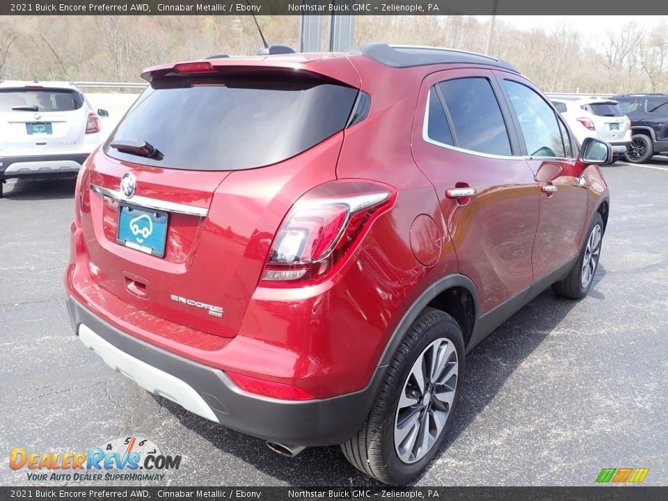 2021 Buick Encore Preferred AWD Cinnabar Metallic / Ebony Photo #6
