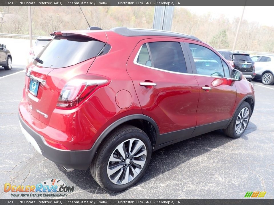 2021 Buick Encore Preferred AWD Cinnabar Metallic / Ebony Photo #7