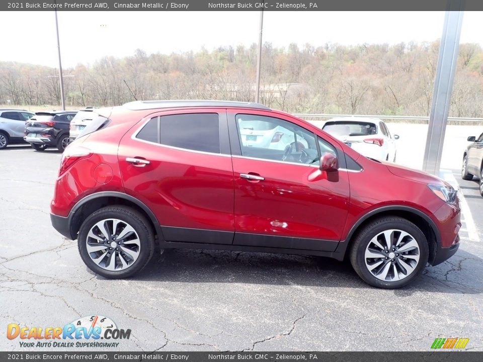 2021 Buick Encore Preferred AWD Cinnabar Metallic / Ebony Photo #8