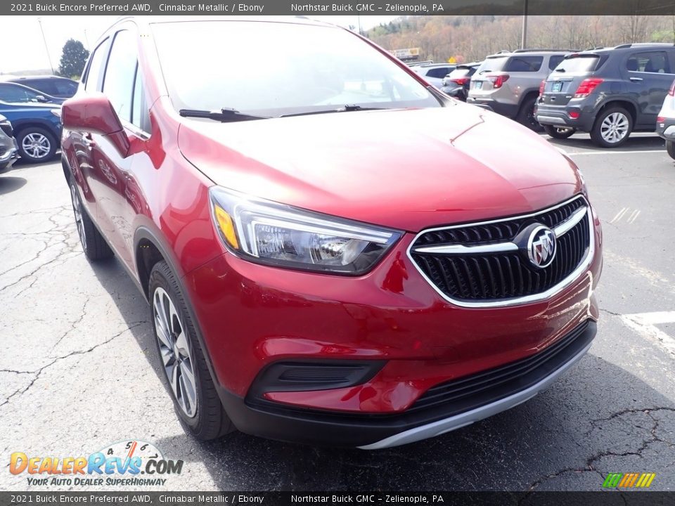 2021 Buick Encore Preferred AWD Cinnabar Metallic / Ebony Photo #10