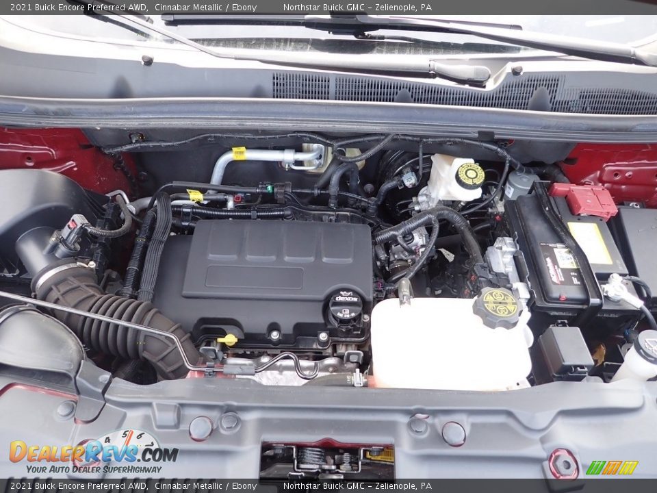 2021 Buick Encore Preferred AWD Cinnabar Metallic / Ebony Photo #14