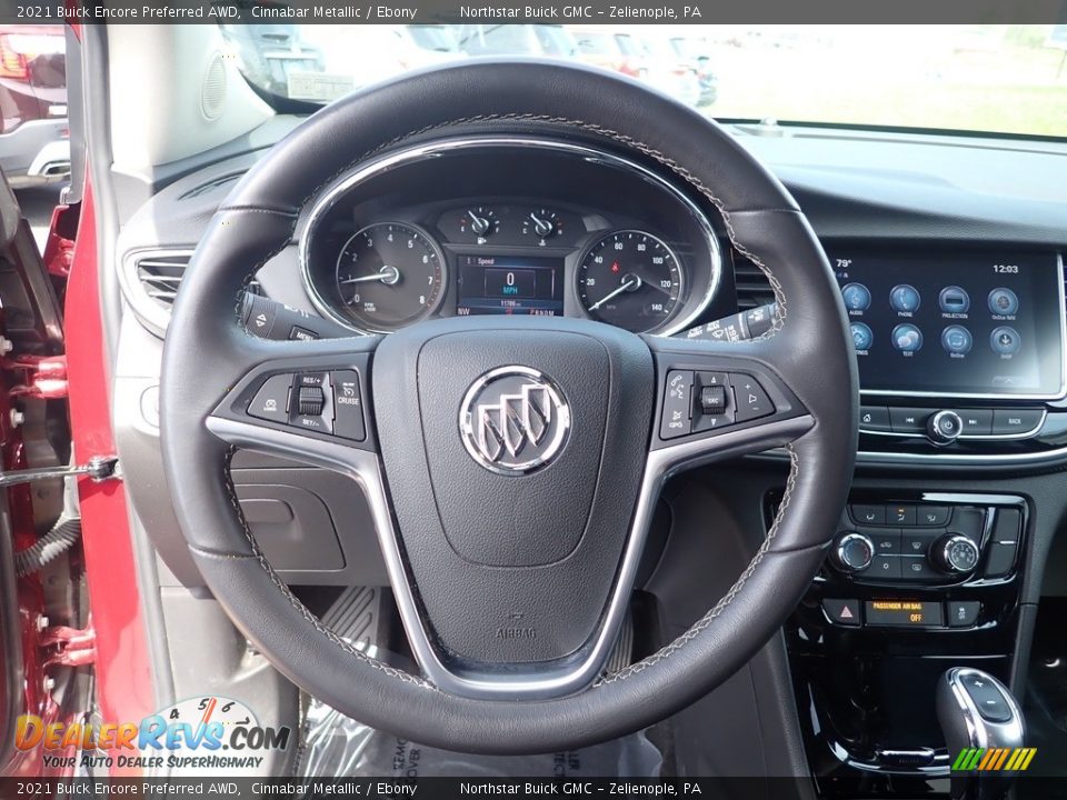 2021 Buick Encore Preferred AWD Cinnabar Metallic / Ebony Photo #27