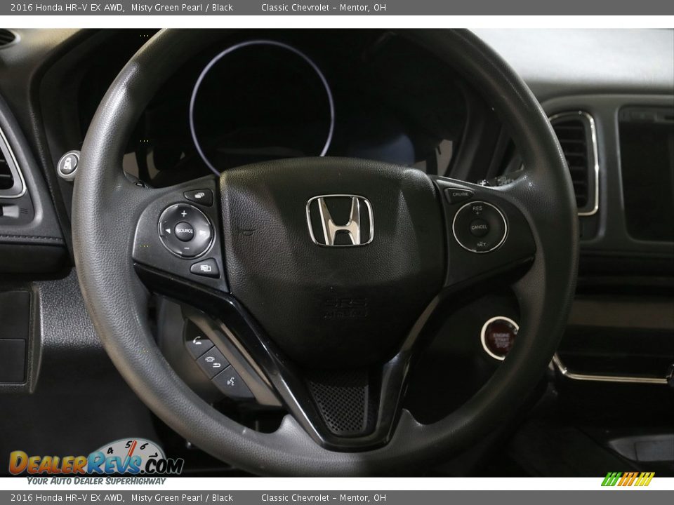 2016 Honda HR-V EX AWD Misty Green Pearl / Black Photo #7