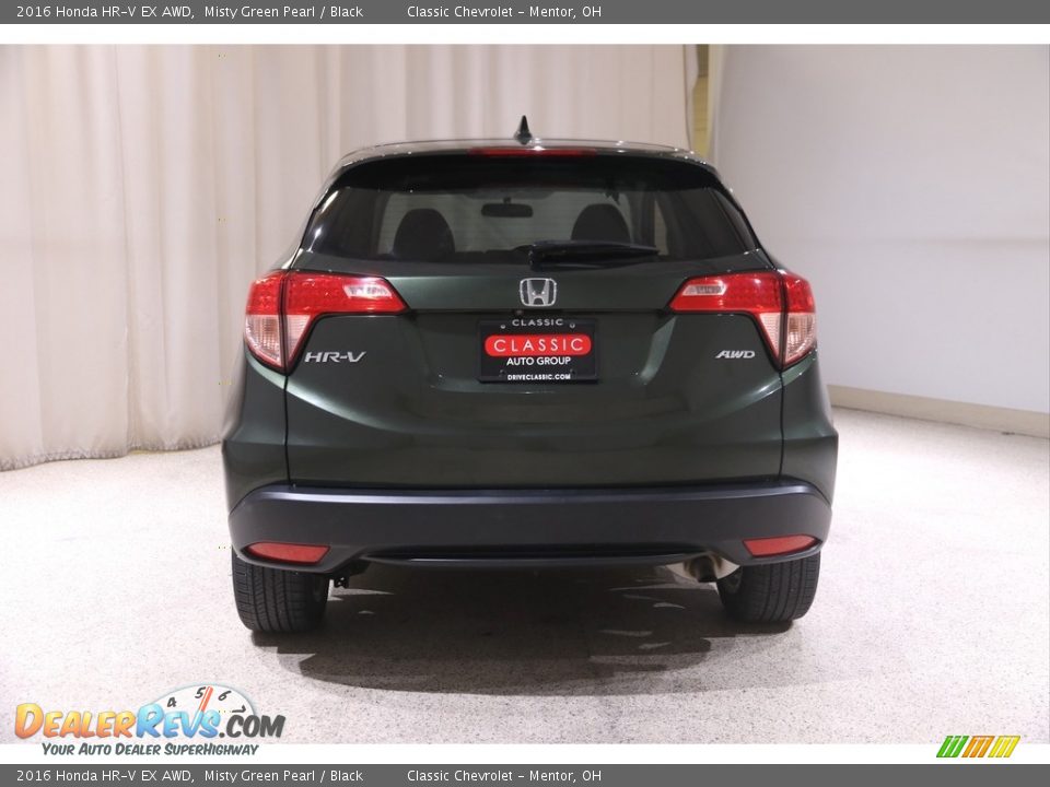 2016 Honda HR-V EX AWD Misty Green Pearl / Black Photo #18