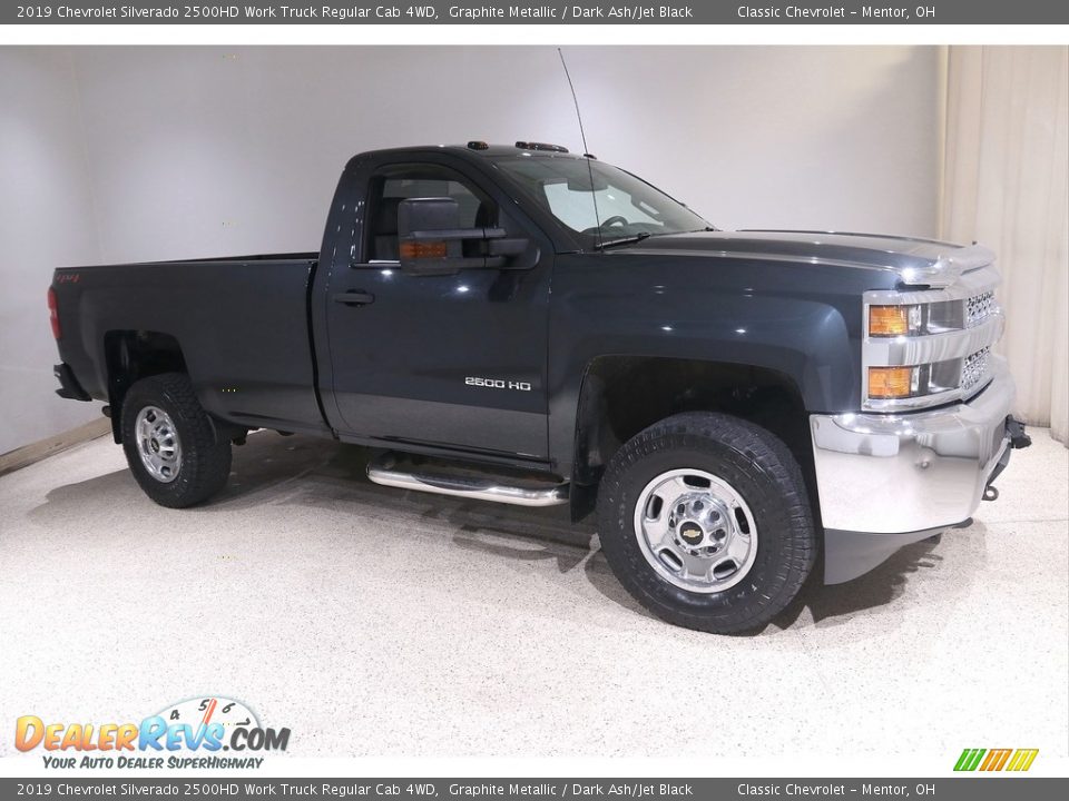 2019 Chevrolet Silverado 2500HD Work Truck Regular Cab 4WD Graphite Metallic / Dark Ash/Jet Black Photo #1