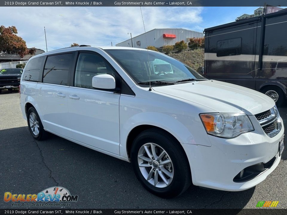 2019 Dodge Grand Caravan SXT White Knuckle / Black Photo #1