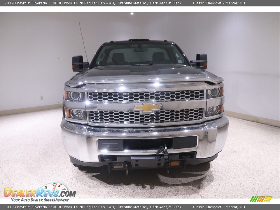 2019 Chevrolet Silverado 2500HD Work Truck Regular Cab 4WD Graphite Metallic / Dark Ash/Jet Black Photo #2