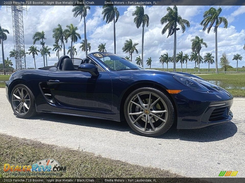 Night Blue Metallic 2019 Porsche 718 Boxster  Photo #2