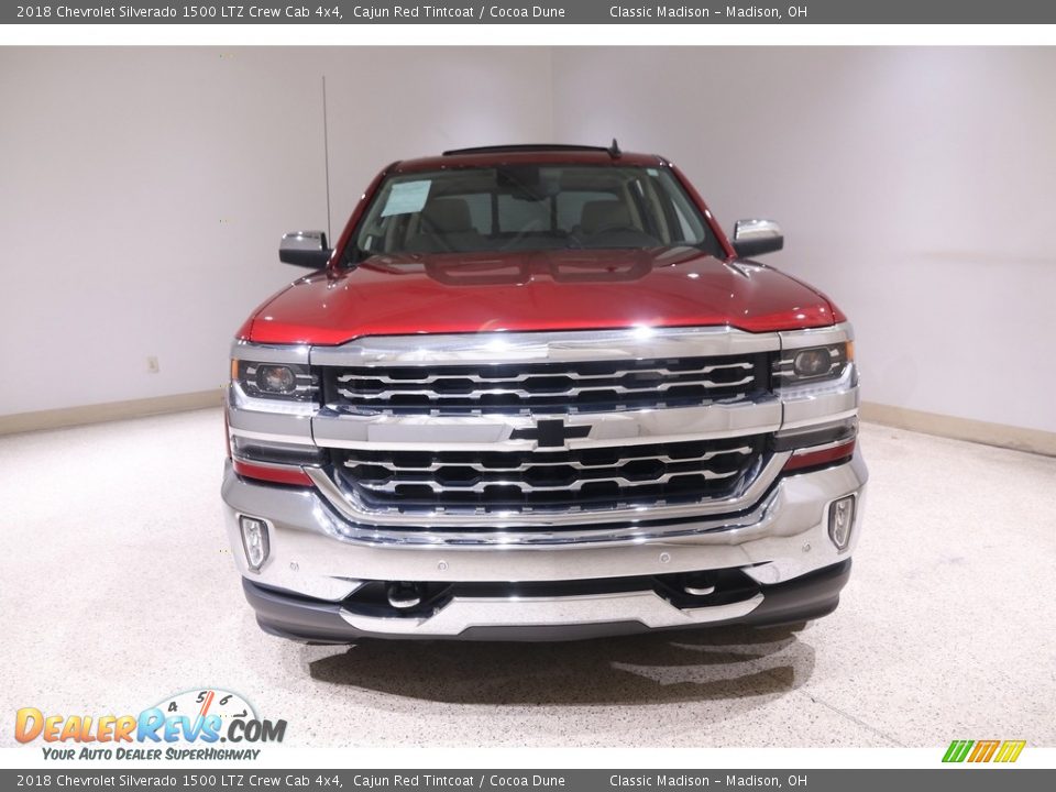 2018 Chevrolet Silverado 1500 LTZ Crew Cab 4x4 Cajun Red Tintcoat / Cocoa Dune Photo #2