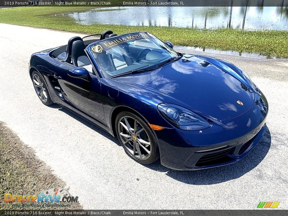 Night Blue Metallic 2019 Porsche 718 Boxster  Photo #3