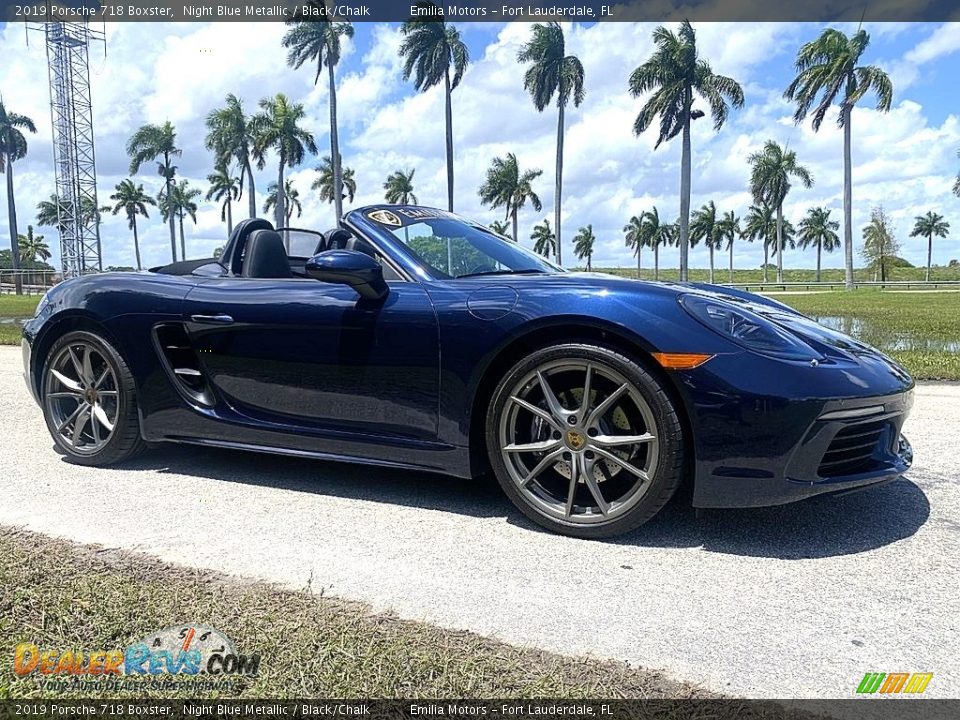 Night Blue Metallic 2019 Porsche 718 Boxster  Photo #4