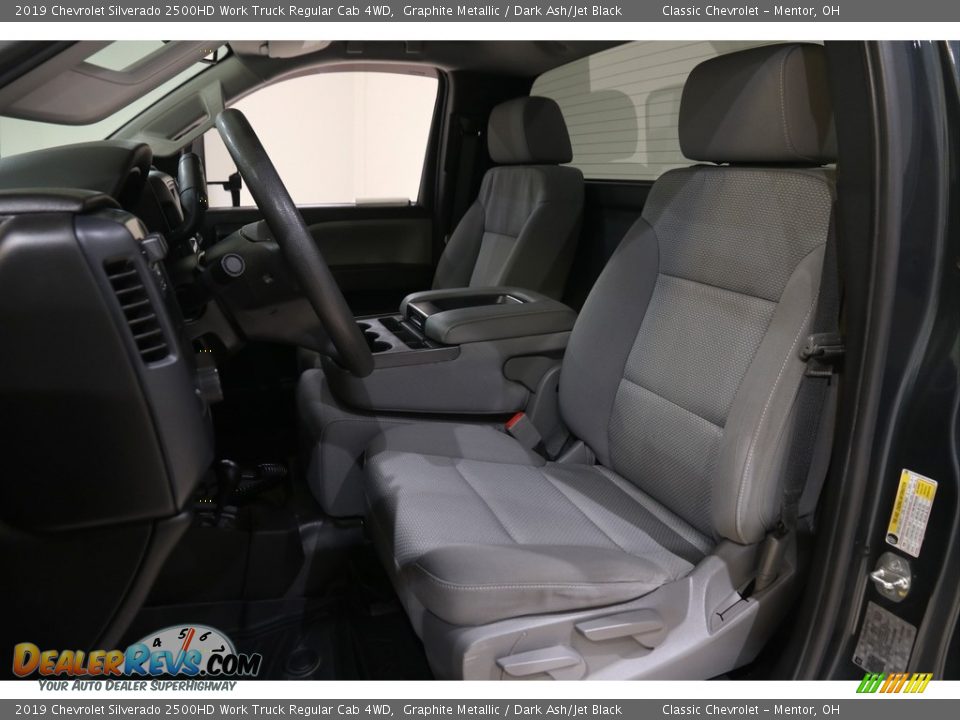 2019 Chevrolet Silverado 2500HD Work Truck Regular Cab 4WD Graphite Metallic / Dark Ash/Jet Black Photo #5