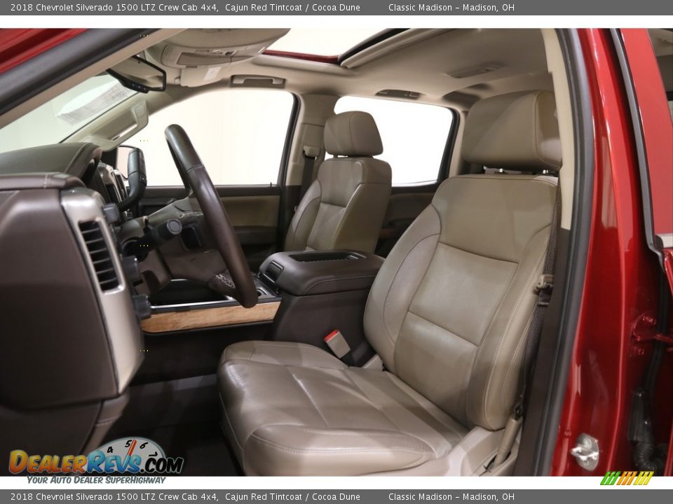 2018 Chevrolet Silverado 1500 LTZ Crew Cab 4x4 Cajun Red Tintcoat / Cocoa Dune Photo #5