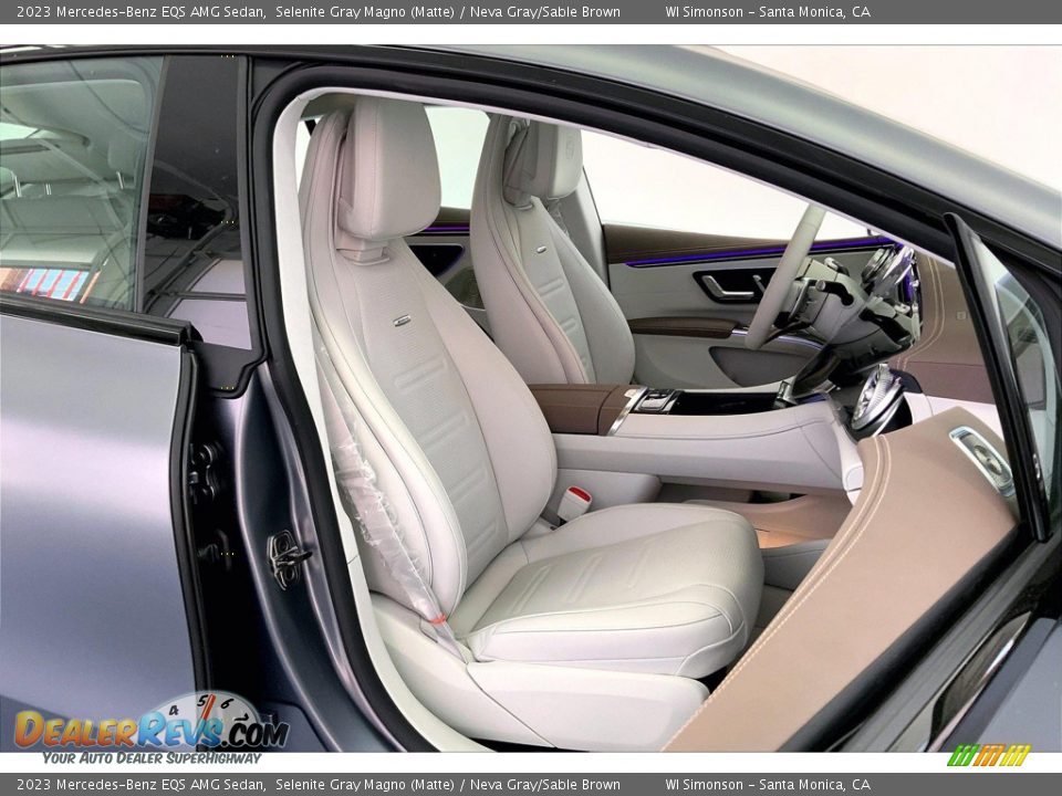 Front Seat of 2023 Mercedes-Benz EQS AMG Sedan Photo #5