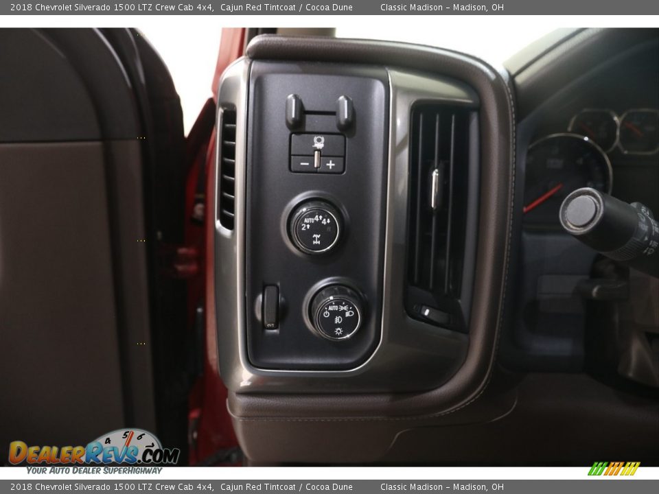 2018 Chevrolet Silverado 1500 LTZ Crew Cab 4x4 Cajun Red Tintcoat / Cocoa Dune Photo #6