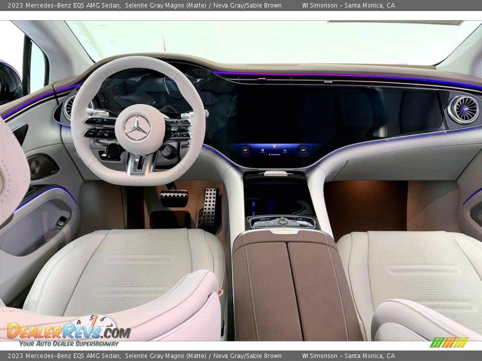 Dashboard of 2023 Mercedes-Benz EQS AMG Sedan Photo #6