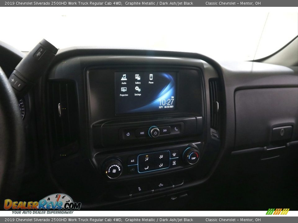2019 Chevrolet Silverado 2500HD Work Truck Regular Cab 4WD Graphite Metallic / Dark Ash/Jet Black Photo #8