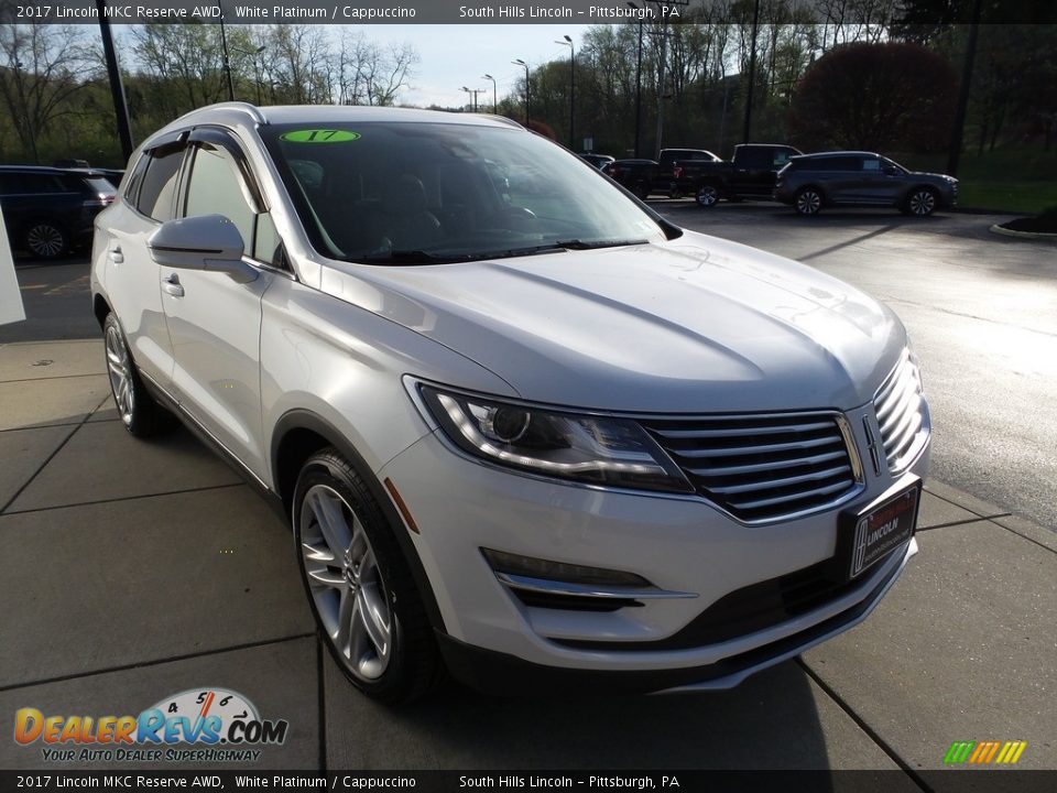 2017 Lincoln MKC Reserve AWD White Platinum / Cappuccino Photo #8