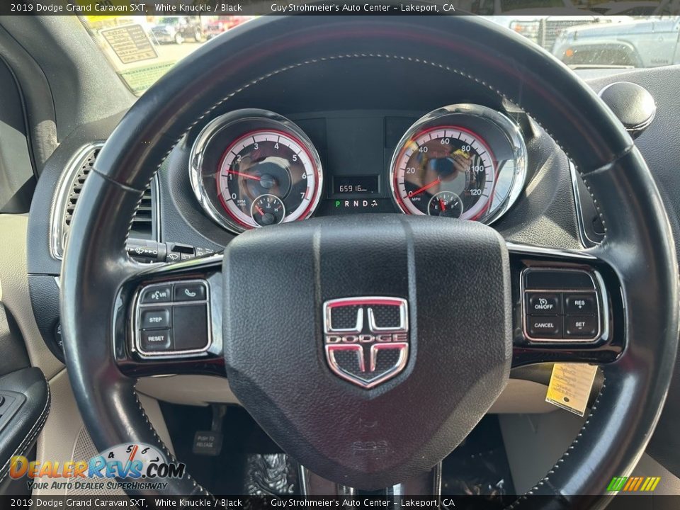 2019 Dodge Grand Caravan SXT White Knuckle / Black Photo #8