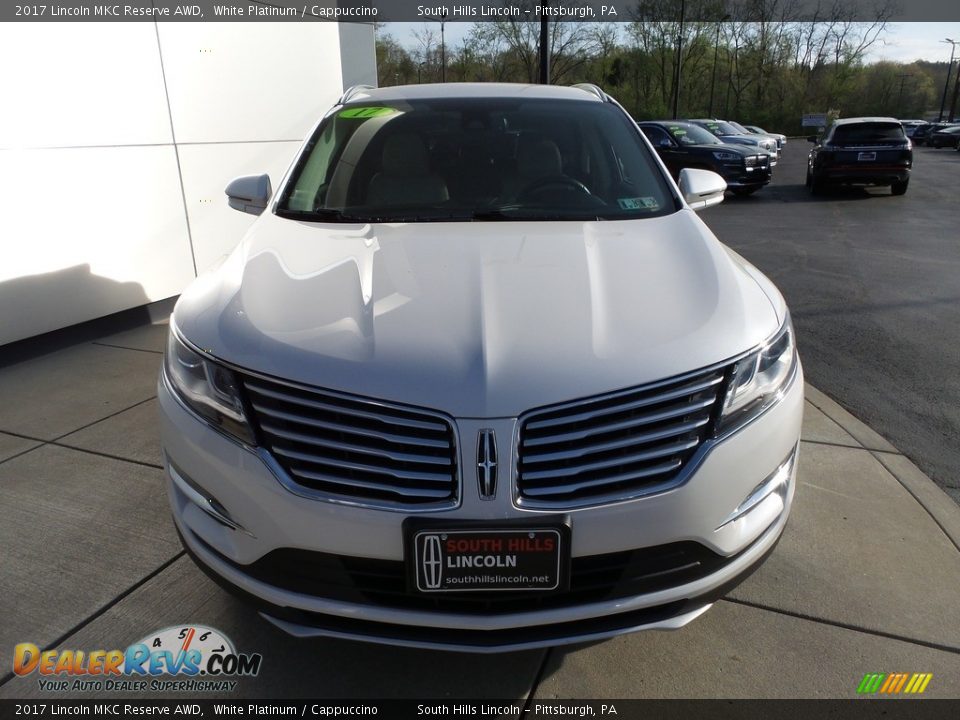 2017 Lincoln MKC Reserve AWD White Platinum / Cappuccino Photo #9